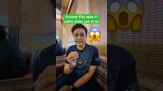 Thumbnail: First thing after answer key #shorts