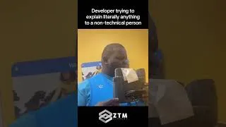 Thumbnail: Developer vs. Non-Technical People 😂