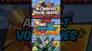 Thumbnail: Marvel Rivals ALL Ult Voice Lines + Animated Icons (Every Character)