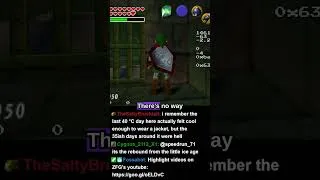 Thumbnail: Just be good  #zelda #speedruning #retrogaming #nintendo #gaming #ocarinaoftime