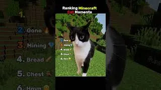 Thumbnail: Ranking Minecraft Cat Moments 🐈 #ranking  #mincraft #cat