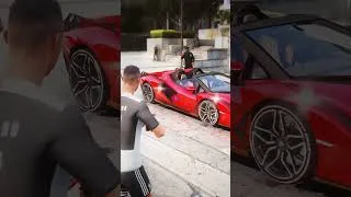 Thumbnail: GTA 5: Cristiano Ronaldo Lamborghini Heist at Police HQ! 😱🚔 #shorts #gta5