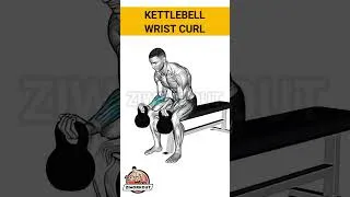 Thumbnail: Kettlebell Wrist Curl for Strong Forearms 💪