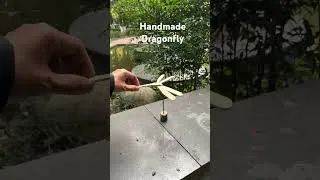 Thumbnail: Make handmade dragonflies from popsicle sticks.#diycrafts #handmade #popsicle sticks