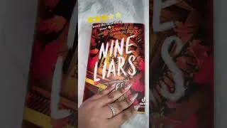 Thumbnail: nine liars by maureen johnson 📙✨ #shorts #books #annotations #booktube