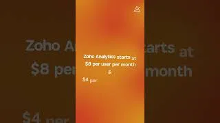 Thumbnail: Zoho Analytics is the Smarter, Cost-Effective Choice Over Tableau | Zoho Analytics vs Tableau