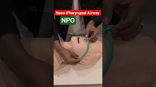 Thumbnail: How to Insert Naso-pharyngeal Airway (NPO) #firstaid #breathing #emergency