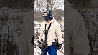 Thumbnail: Sunday Gunday In The Snow 😈 #mk18 #czscorpion #scorpion #danieldefense #shorts #pewdiepie