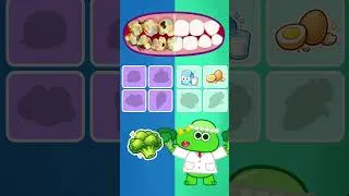 Thumbnail: Healthy Food vs Unhealthy Food → Your Teeth 🦷 ver02🍎
