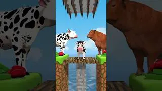 Thumbnail: Who Will You Choose Cow Cartoon or Money vs Knowledge? #shorts #Cartoon #Viral