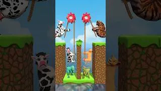 Thumbnail: Money Vs Knowledge? Help Cartoon Cow vs Tiger What Do you Choose?#Shorts #Cartoon #Viral #funny