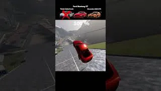 Thumbnail: Which car will survive the extreme brake test? 😱 #shorts #viral #gaming #beamngdrive #crash