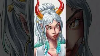 Thumbnail: Yamato the oni child #illustrationnation #yamato #onepiece #anime