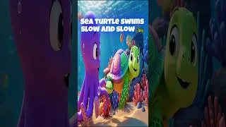 Thumbnail: Octopus & Turtle Say Hi! 🐙🐢 | Kids Ocean Song   #KidsSongs #oceansong #NurseryRhymes