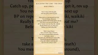 Thumbnail: BLACKPINK THE GAME - THE GIRLS (RAP LYRICS) #lyricvideo #ygentertainment #blackpink #the girls