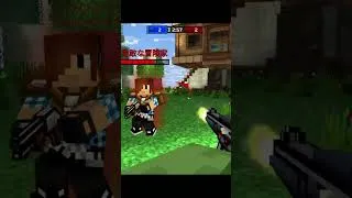 Thumbnail: Playing Free Fire In Minecraft #shorts 😎